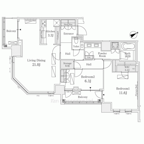 Property Blueprint /rent/tokyoapartment/search/results/169745/2026020135.html