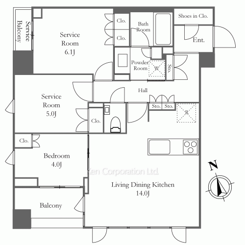 Property Blueprint /rent/yokohamaapartment/search/results/214512/2026020268.html