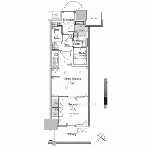 Property Blueprint /rent/tokyoapartment/search/results/180383/2026020280.html