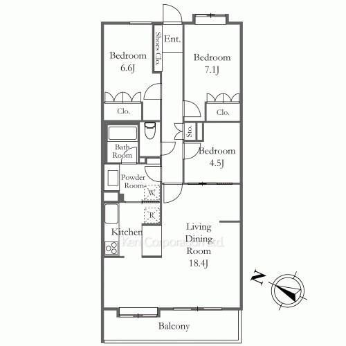 Property Blueprint /rent/tokyoapartment/search/results/154010/2026020457.html