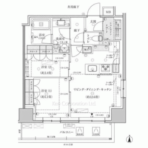Property Blueprint /rent/tokyoapartment/search/results/214592/2026020593.html