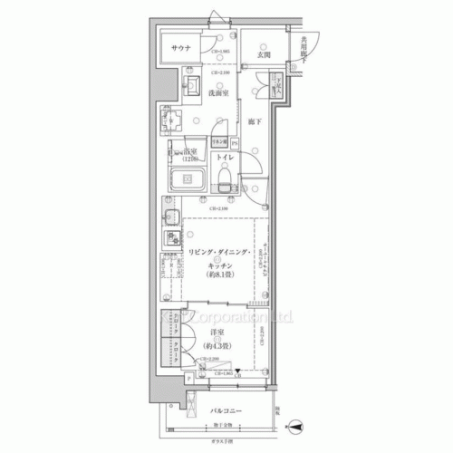 Property Blueprint /rent/tokyoapartment/search/results/214592/2026020635.html