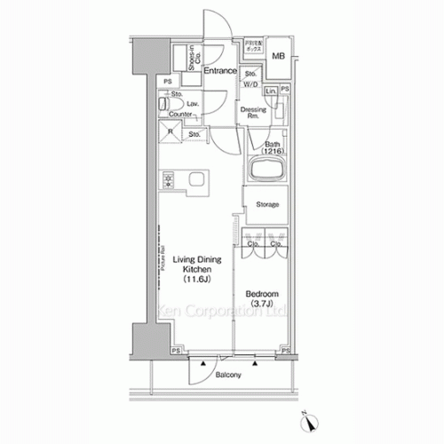Property Blueprint /rent/tokyoapartment/search/results/213962/2026020673.html