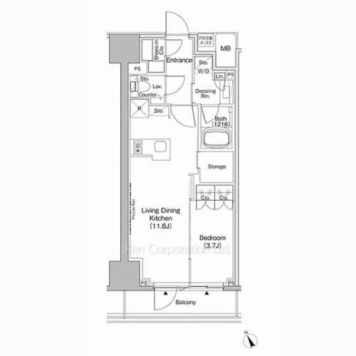 Property Blueprint /rent/tokyoapartment/search/results/213962/2026020677.html