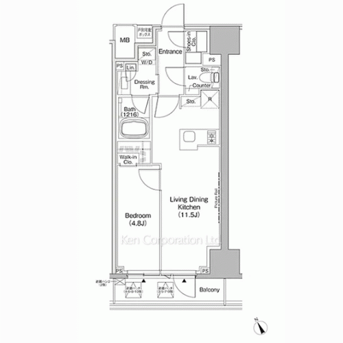 Property Blueprint /rent/tokyoapartment/search/results/213962/2026020682.html