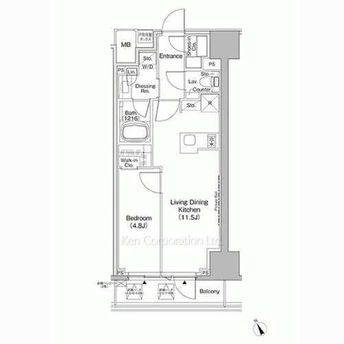 Property Blueprint /rent/tokyoapartment/search/results/213962/2026020683.html