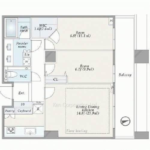 Property Blueprint /rent/tokyoapartment/search/results/164534/2026030198.html