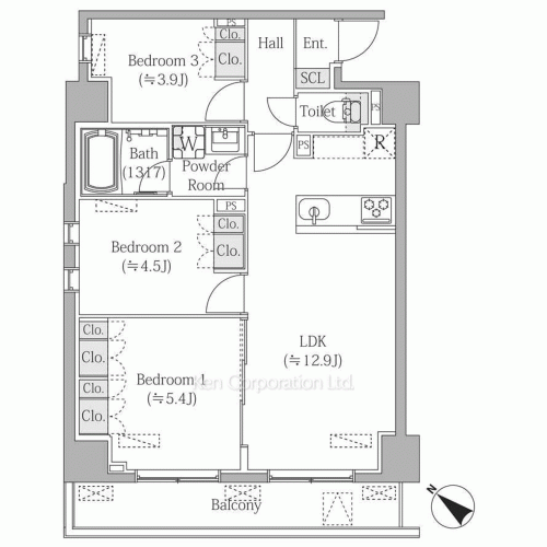 Property Blueprint /rent/tokyoapartment/search/results/213533/2026031203.html