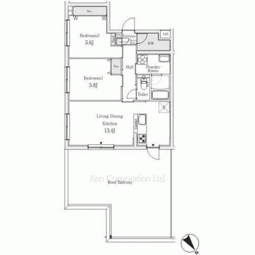 Property Blueprint /rent/tokyoapartment/search/results/215057/2026040036.html