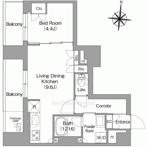 Property Blueprint /rent/tokyoapartment/search/results/214615/2026040134.html