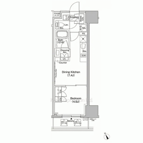 Property Blueprint /rent/tokyoapartment/search/results/213962/2026040273.html
