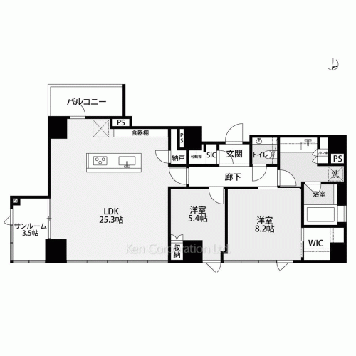 Property Blueprint /rent/tokyoapartment/search/results/215334/2026040540.html