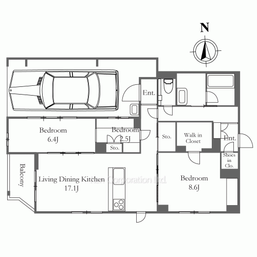 Property Blueprint /rent/tokyoapartment/search/results/215343/2026040550.html