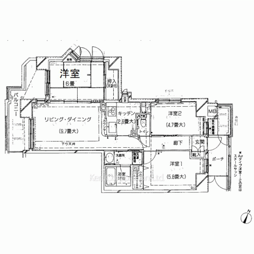 Property Blueprint /rent/yokohamaapartment/search/results/191735/2026050257.html