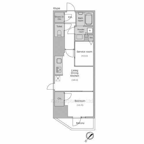 Property Blueprint /rent/tokyoapartment/search/results/202525/2026070020.html
