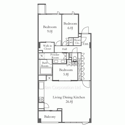 Property Blueprint /rent/tokyoapartment/search/results/214527/2026080284.html