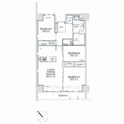 Property Blueprint /rent/yokohamaapartment/search/results/216602/2026090166.html