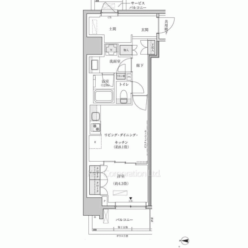 Property Blueprint /rent/tokyoapartment/search/results/214592/2026100026.html