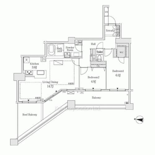 Property Blueprint /rent/tokyoapartment/search/results/184051/2026100048.html