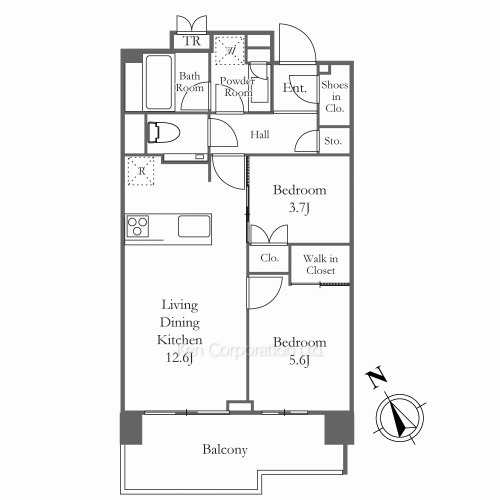 Property Blueprint /rent/tokyoapartment/search/results/216832/2026100083.html