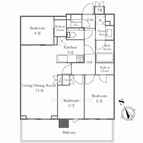 Property Blueprint /rent/tokyoapartment/search/results/216832/2026100088.html