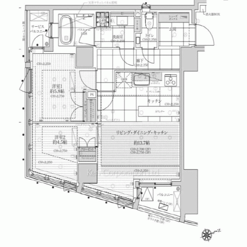 Property Blueprint /rent/tokyoapartment/search/results/210240/2026100106.html