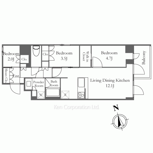 Property Blueprint /rent/tokyoapartment/search/results/216910/2026100164.html