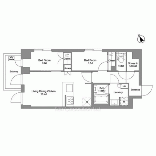 Property Blueprint /rent/tokyoapartment/search/results/216910/2026100178.html