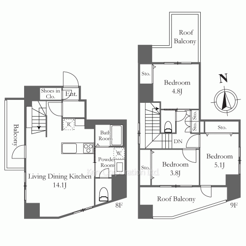 Property Blueprint /rent/tokyoapartment/search/results/216914/2026100188.html