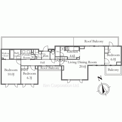 Property Blueprint /rent/tokyoapartment/search/results/184538/2026100293.html