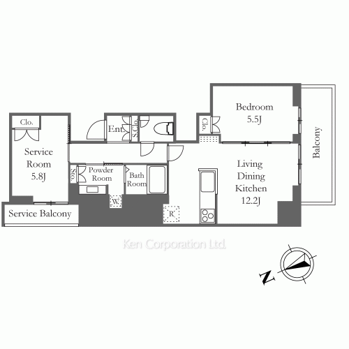 Property Blueprint /rent/tokyoapartment/search/results/217035/2026100387.html