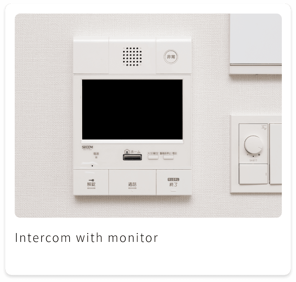 Intercom with monitor