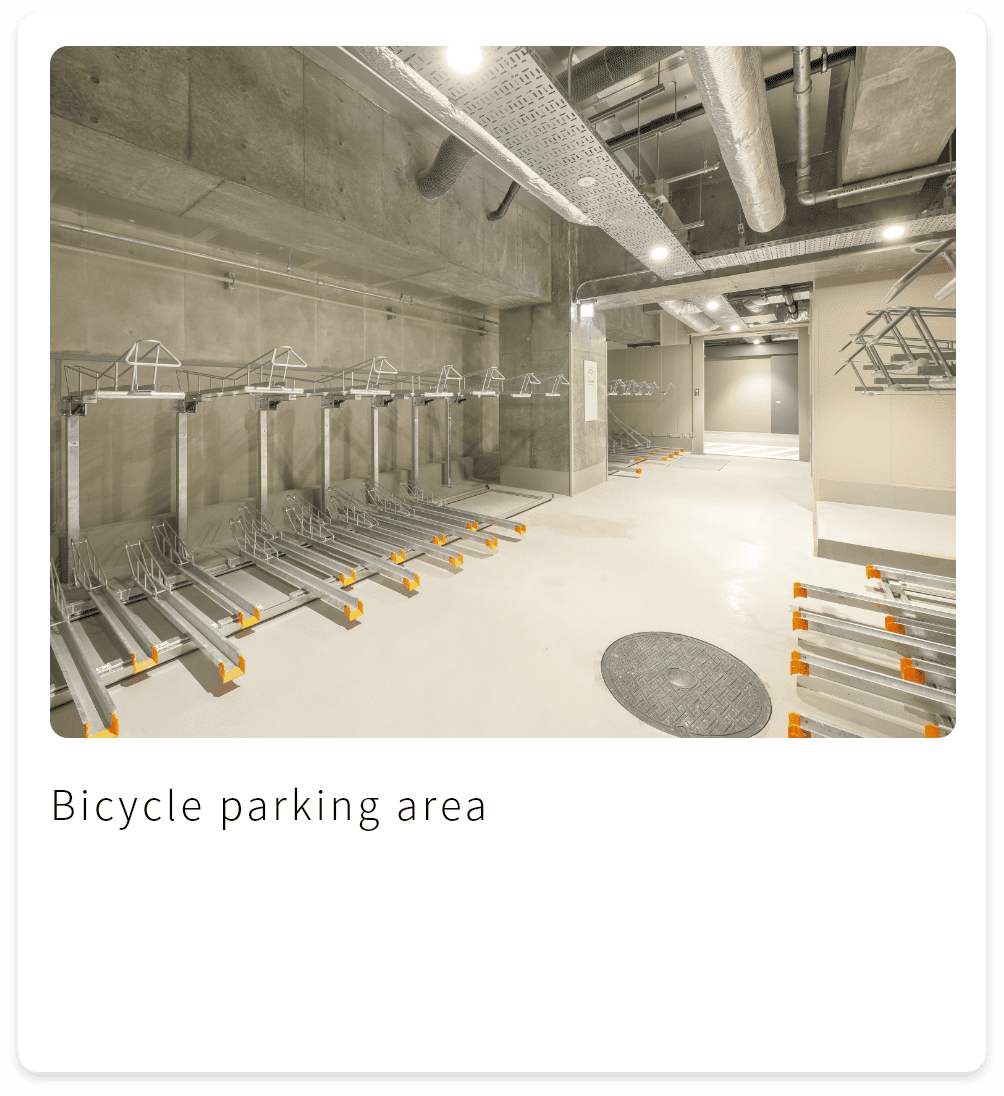 Bicycle parking area