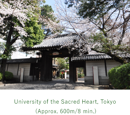 聖心女子大学（約450ｍ／6分）