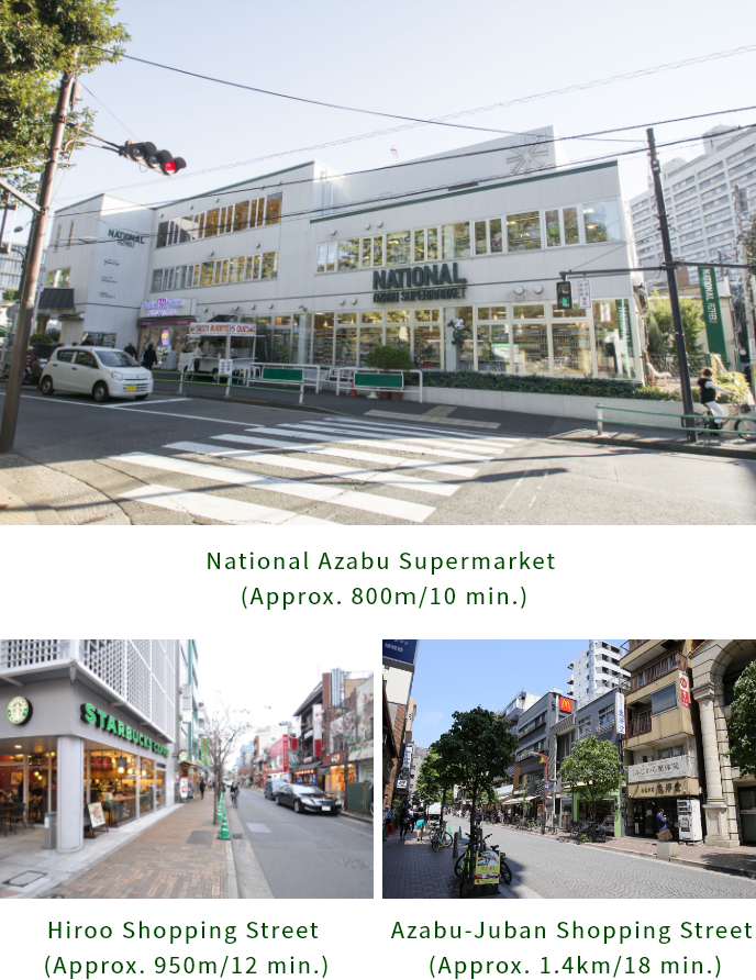 National Azabu Supermarket（約700ｍ／9分）