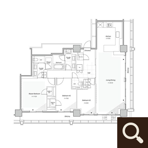 リビオレジデンス西麻布 P type