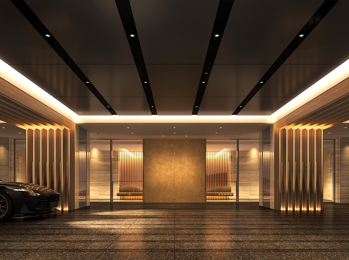 TAKANAWA GATEWAY CITY RESIDENCE(高輪ゲートウェイシティレジデンス)のエントランス