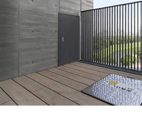 WPRC wooden deck balcony