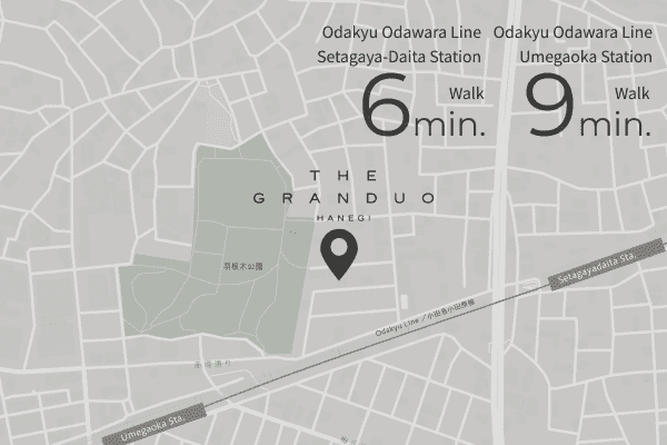 13 minutes to Shinjuku and Shibuya, where the seasons breathe quietly.