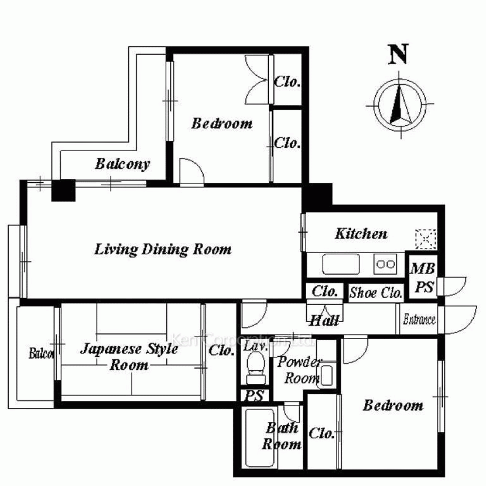 シルクハウス横浜 5階 3LDK 1997030418｜高級賃貸マンションや