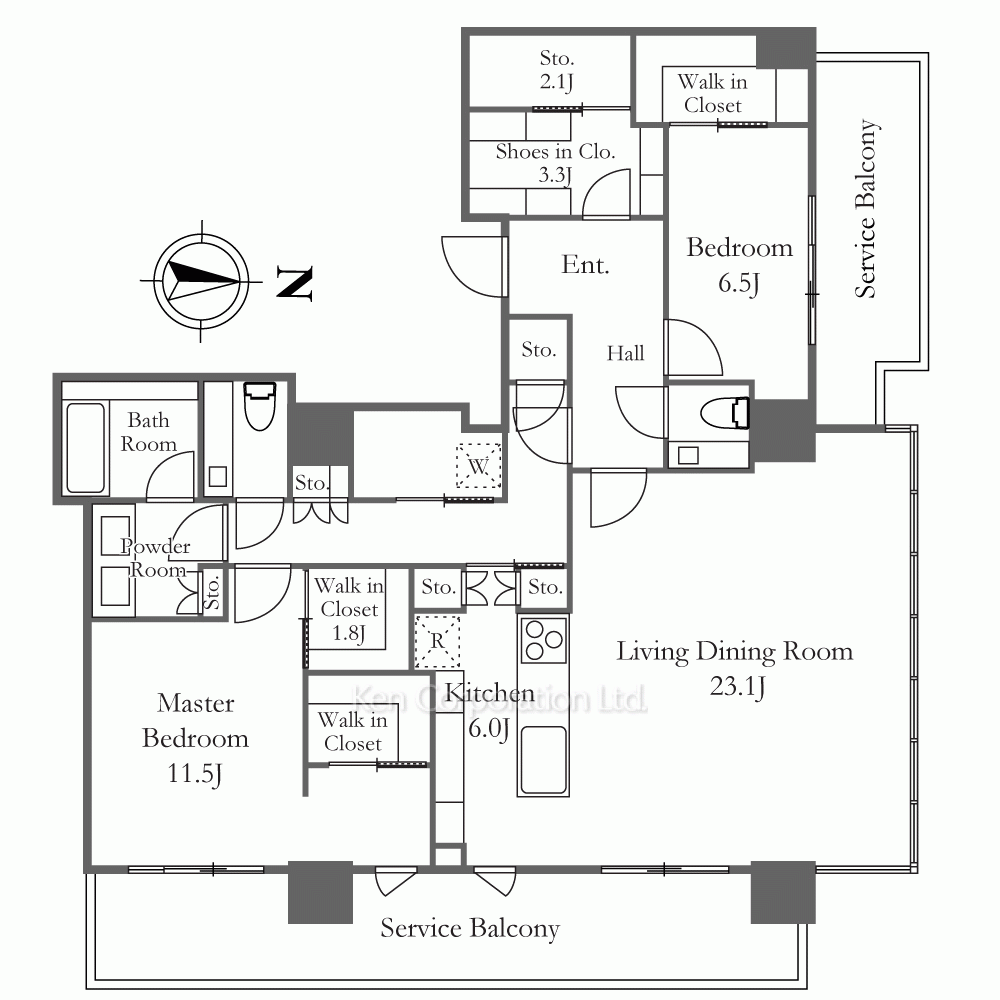 THE YOKOHAMA FRONT TOWER 15階 2LDK 2024050222｜高級賃貸マンションや高級住宅の賃貸・売買・管理、分譲