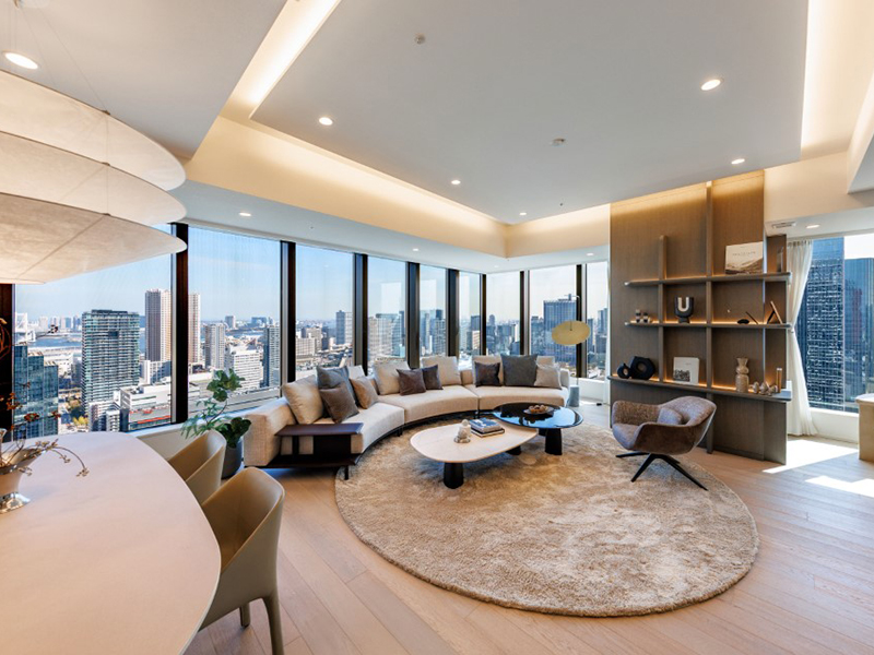 TAKANAWA GATEWAY CITY RESIDENCE(高輪ゲートウェイシティレジデンス)のEG TYPE、EJ TYPE 完成予想CG1